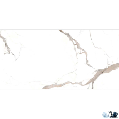 Керамогранит Zerde Tile Calacatta brown 60x120 см глянцевый