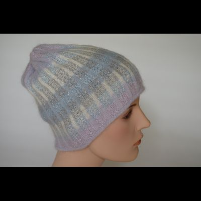 Лиловая шапка с украшениями Vizio Италия 6916 CY