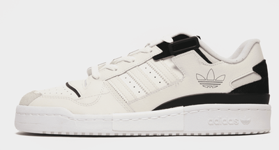 Adidas Forum Low Exhibit Black And White (Белые) сбоку