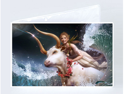 Обложка на зачетную книжку с символикой "Быка" №8