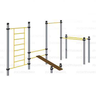 Спортивное оборудование с турником Romana 501.24.01