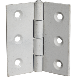 Белый дверной шарнир для торговых конструкций