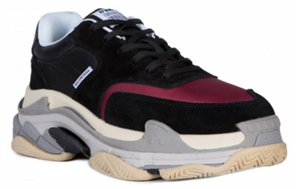 Balenciaga Triple-S Черные Burgundy мужские (41-45)