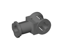 Technic, Axle Connector with Axle Hole, Dark Bluish Gray (32039 / 4210669 / 6184977 / 6375679)