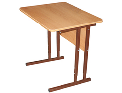 Стол ученический  регулируемый одноместный (парта регулируемая одноместная)