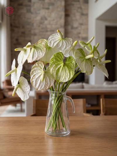 Набор молд, вайнер и каттер "Антуриум цветок размер L"