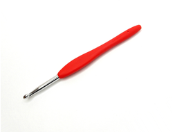 Крючок металлический с  каучуковой ручкой 5 мм