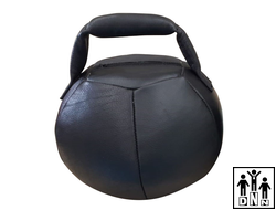 Гиря мягкая кожаная 24 кг