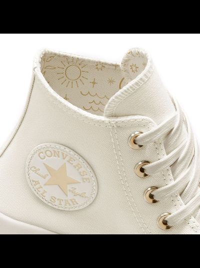 Кеды Converse Move Platform Golden Elements высокие белые
