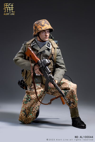Немецкий солдат - Коллекционная ФИГУРКА 1/6 WWII German Waffen-SS Soldier (AL100044) - Alert Line