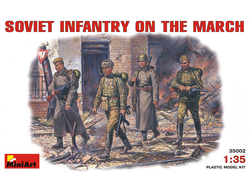 Сборная модель: (MiniArt 35002)  Советская пехота на марше