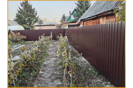 Забор из профлиста - д. Грановщина