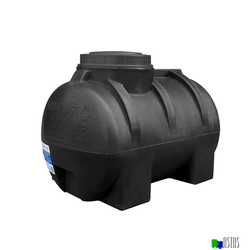 Емкость 200 литров горизонтальная  черная