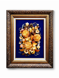 Картина из янтаря. 30 * 40 см.