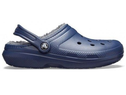 CROCS CLASSIC LINED CLOG УТЕПЛЕННЫЕ ТЕМНО-СИНИЕ