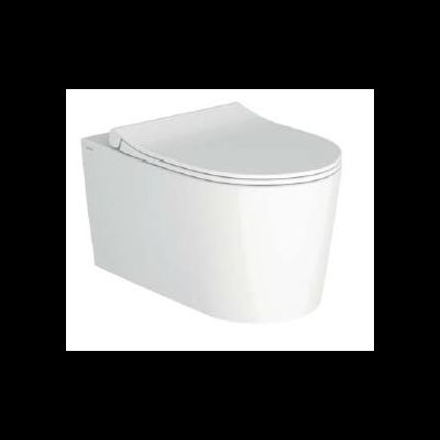 Инновационный безободковый унитаз, белый, с ламинарным потоком VitrA Nest, 7870B403-0075