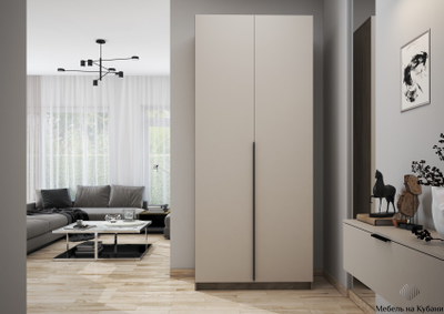 Бохо ШК-002 шкаф комбинированный Дуб Крафт Серый/Кашемир