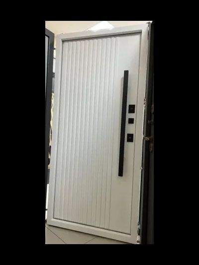 VENMAR (ВЕНМАР). СТАЛЬ 2 мм. ТЕРМО КРОНА ST 120/165 мм. ТЕРМОРАЗРЫВ/ МУАР Ral 8019 (КОРИЧНЕВЫЙ)/ СОФТ БЕЛЫЙ СНЕГ