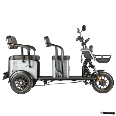 Электротрицикл Wanshida UM+ 60V 1000Вт серый