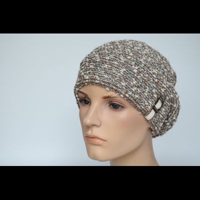 Берет Vizio 1222 В ореховый с голубым