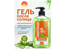 Флоресан Пантенол ГЕЛЬ регенерирующий после солнца ПАНТЕНОЛ АЛОЭ ВЕРА, 500мл