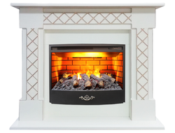 Электрокамин Оливия WT с очагом 3D FireStar 25.5