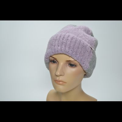 Шапка Vizio 1415 CRYO фиолетовая с серым