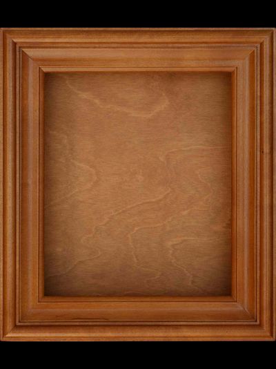 Киот деревянный с гладкой  рамой.
