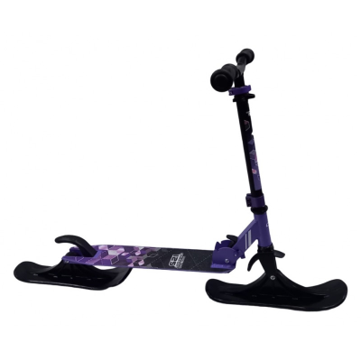 Снежный самокат 2в1 tech team 125R-comfort purple 2022