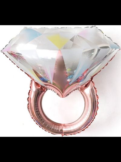 Кольцо, розовое золото