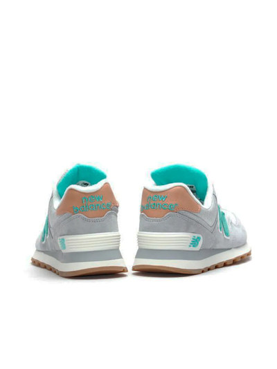 New Balance 574 Grey Mint Brown мужские