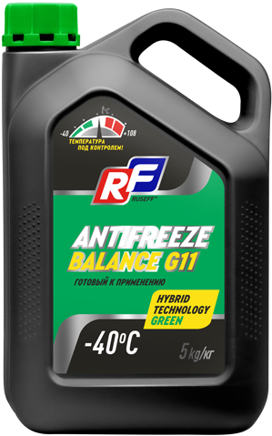 Антифриз &quot;RUSEFF BALANCE G11 -40&quot; 5 кг, зеленый