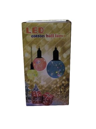 Led лампа cotton ball (Размер поменьше) цвет ассорти