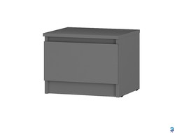 ТУМБА ПРИКРОВАТНАЯ СИМПЛ ТБ-11 (графит) 404*310*356