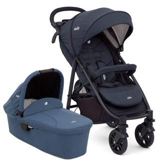 Joie Litetrax 4 коляска 3 в 1 автокресло Gemm +  спальный блок Joie Ramble