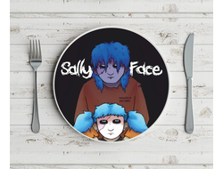 Тарелка Sally Face, Салли Фейс №22
