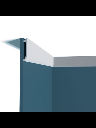 Плинтус напольный Перфект Plus P152, из дюрополимера, влагостойкий, под покраску, 2 метра