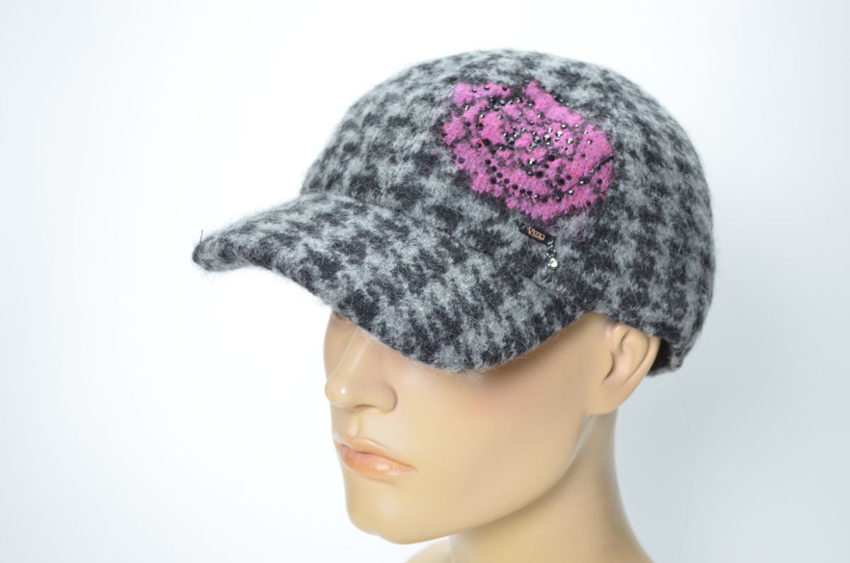 Женская зимняя итальянская бейсболка Vizio 