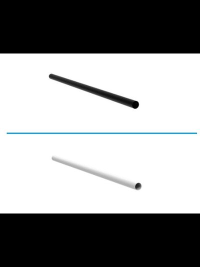 BOXFORCAM Труба без фланцев 50 см. для крепления уличных модемов, элементов слаботочного оборудования систем безопасности, интернет вещей, IT (чёрная/белая)