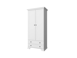 Гостиная ТИФФАНИ - 12 TIFFANY Шкаф 2DG2S Белый