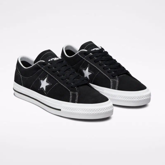 Converse One Star Pro Suede Ox Black White Moscow converse