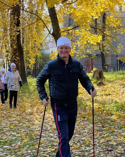 Громов Евгений Александрович Череповец Скандинавская ходьба