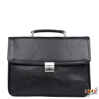 238CB black FABRETTI сумка муж. нат. кожа