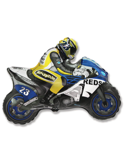 Мотоцикл синий (79 см)