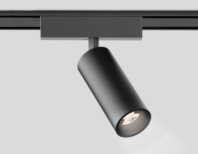 Светильник светодиодный трековый для шинопровода Magnetic Ultra Slim GV 1511 BK черный IP20 9W 4200K 48V 24° D44*160