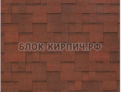 Гибкая черепица Tegola nobiltile акцент темно-красный