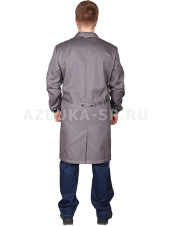 Халат ГОРОД серый