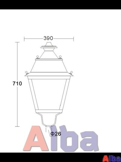 Парковый светильник QUADRO-Town