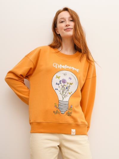 ЖЕНСКИЙ СВИТШОТ "ЦВЕТОЧНАЯ ИДЕЯ"