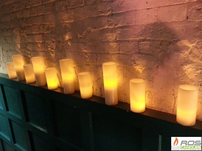 Светодиодные LED свечи, цвет "Янтарный"